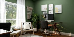 Read more about the article 5 Paint Colors for the Home Office That Boost Productivity